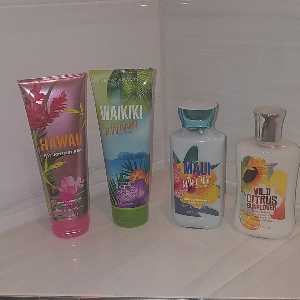 Bath & Body Works Body Cream&Lotion Bundle (4set)